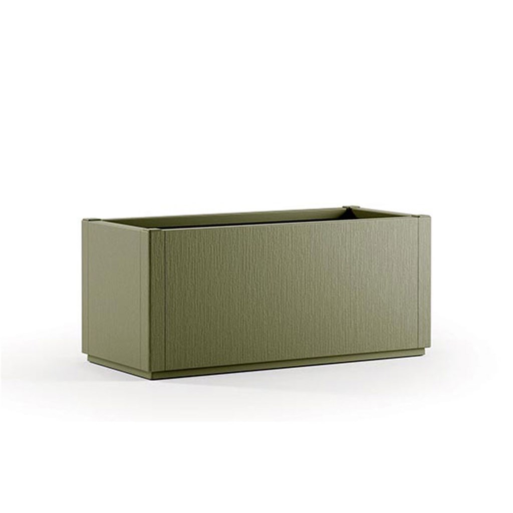 FIORIERA ETHICA RETTANGOLARE CM.80 VERDE OLIVA